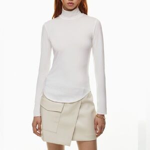 Babaton Aritzia Midnight Blue Long Sleeve Layering Turtleneck Top Size S